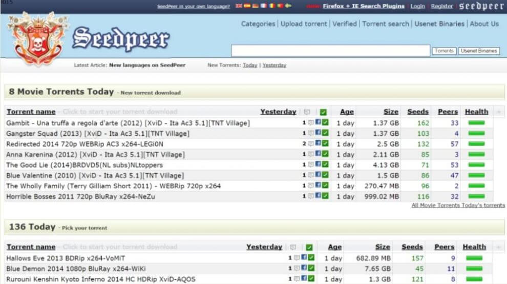 website for movies download utorrent