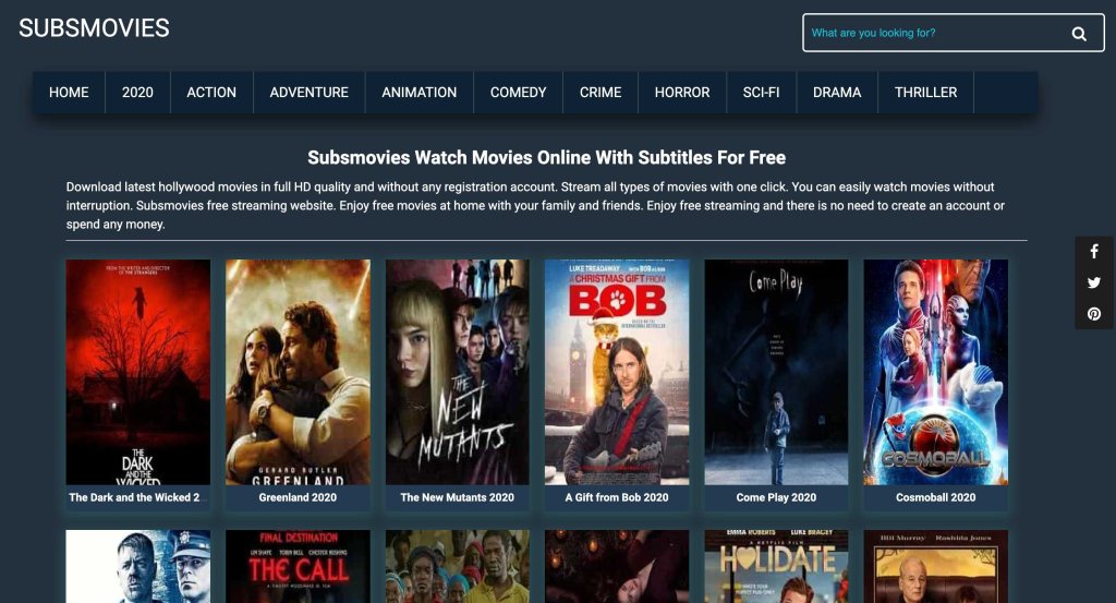 Subsmovies - Best Flixtor Alternatives